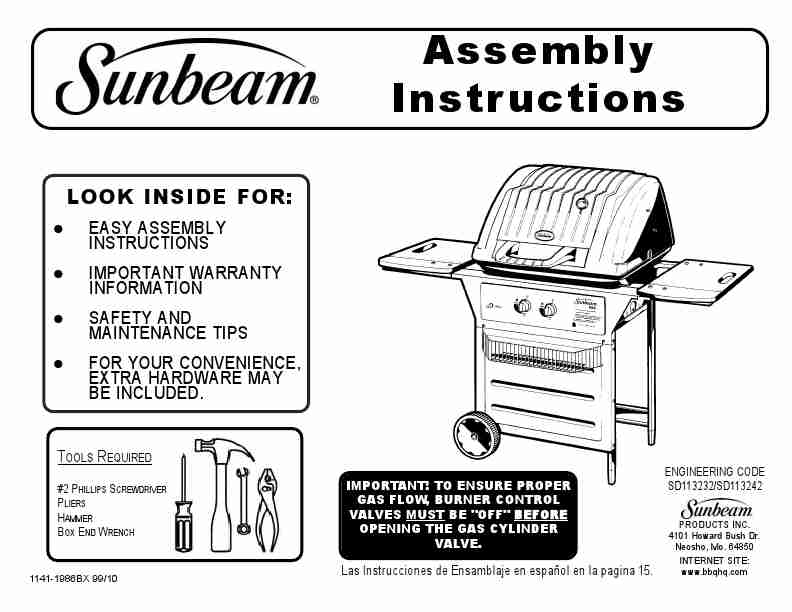 Sunbeam Charcoal Grill SD113232-page_pdf